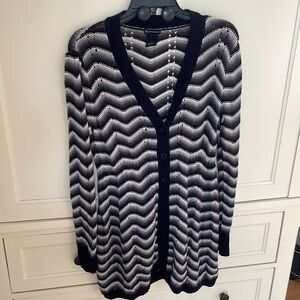 New Directions Women’s Light Cardigan Sweater with 3 button design Womens Size L